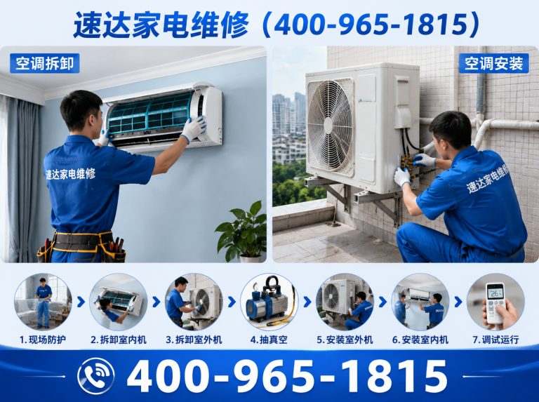 海东空调拆装展示图