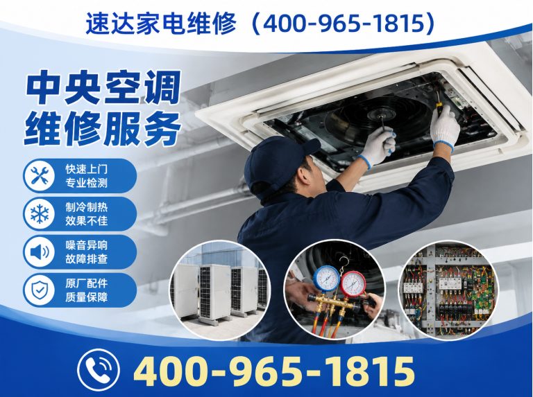 海东中央空调维修展示图